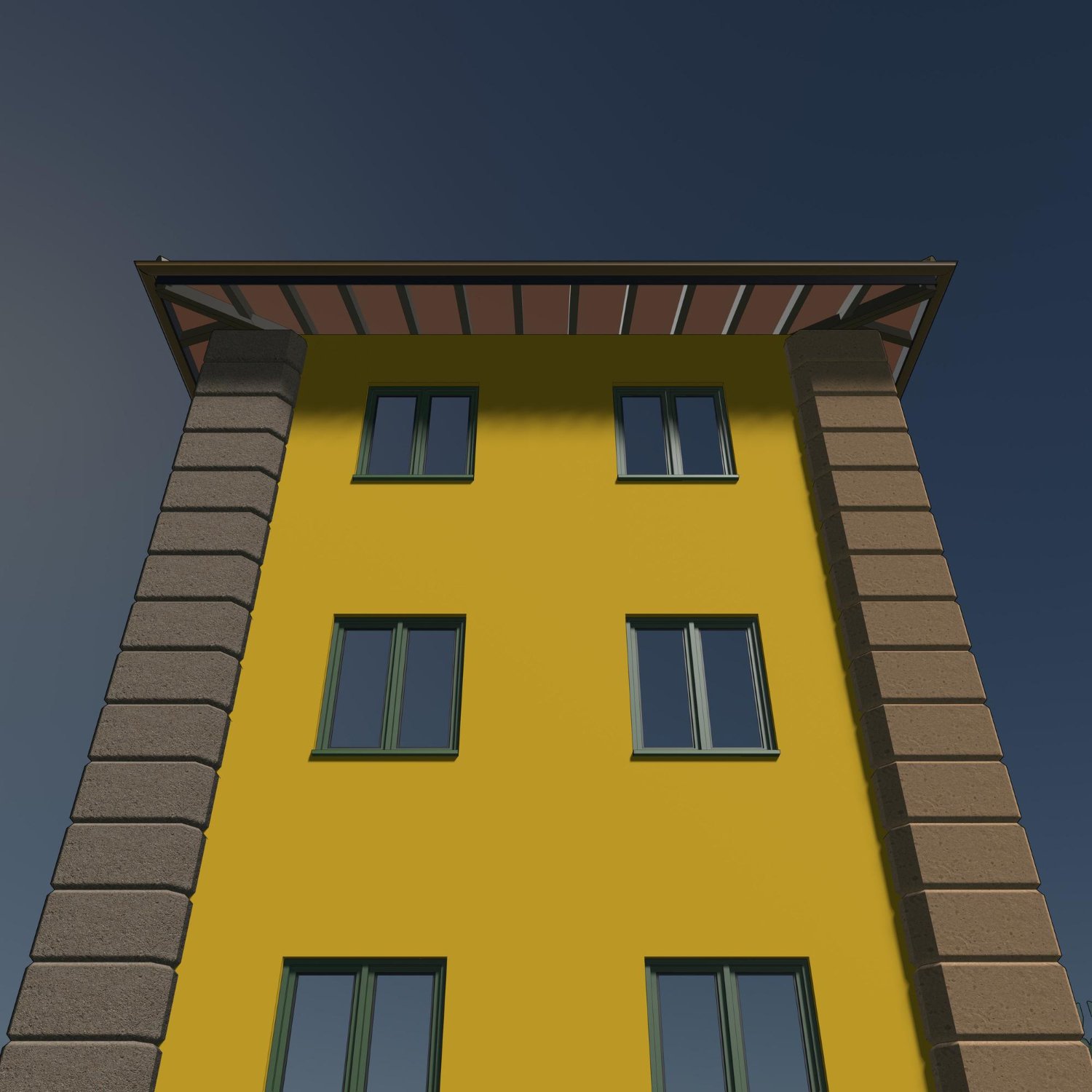 Fassadenanstrich Mehrfamilienhaus